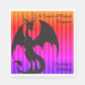 Shadow Ball Dark Fantasy Party | green Paper Cup Servet (Voorkant)