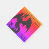 Shadow Ball Dark Fantasy Party | green Paper Cup Servet (Hoek)