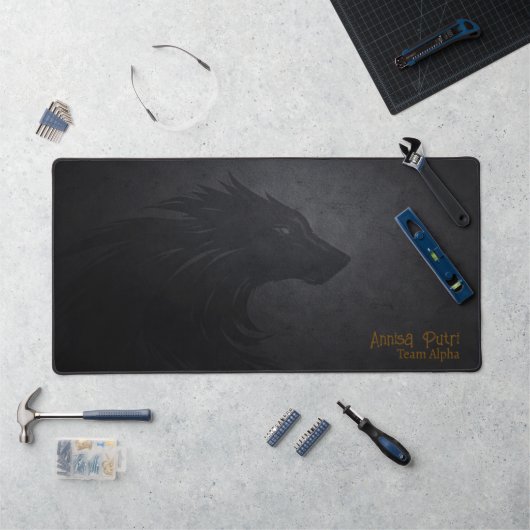 Shadow Beast Minimal – Premium Wolf Gaming  Bureaumat (Werkstation)