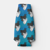 Shadow Billy Goat op Blue Flesjeskoeler (Voorkant)