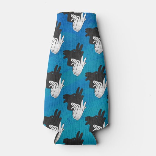 Shadow Billy Goat op Blue Flesjeskoeler (Voorkant)