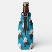 Shadow Billy Goat op Blue Flesjeskoeler (Fles Achterkant)