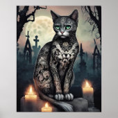 "Shadow" Black, Dag van de Dode Kat Poster (Voorkant)