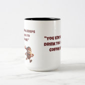 Shadow blijft je vragen om grappige mok te vertrag (Center)