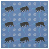 Shadow Border Collie Stof (Swatch)
