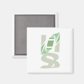 Shadow Bridge Plasencia door Masanser Pixelat Magneet (Voorkant / Achterkant)