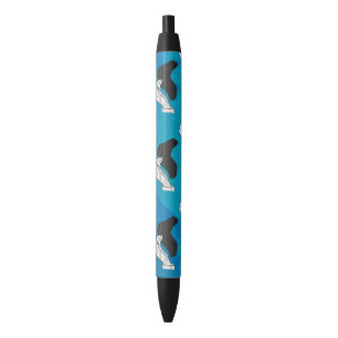Shadow Camel op blauw Zwarte Inkt Pen