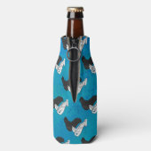 Shadow Camel op Blue Flesjeskoeler (Fles Achterkant)