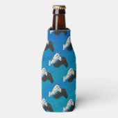 Shadow Camel op Blue Flesjeskoeler (Fles Voorkant)