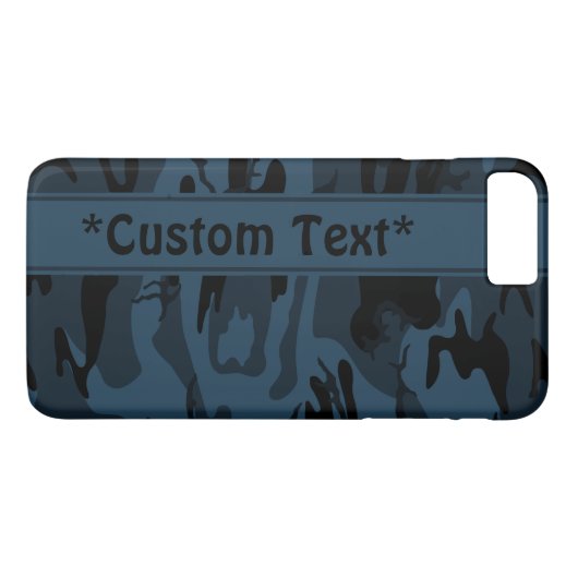 Shadow Camo met aangepaste tekst Case-Mate iPhone Case (Achterkant (Horizontaal))