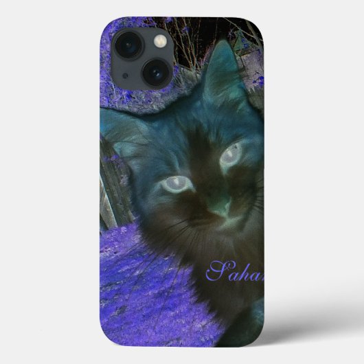Shadow Cat in Lavender iPad Case (Achterkant)