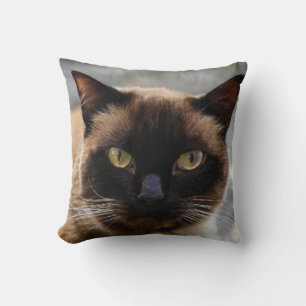 Shadow Cat Lover Dark Sterk Face Pet Kussen
