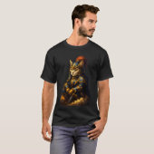 Shadow Cat – Noir Detective Panther T-Shirt (Voorkant volledig)