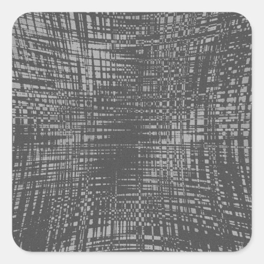 Shadow City Vierkante Sticker (Voorkant)