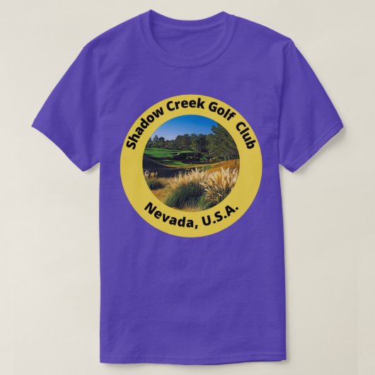 Shadow Creek Golf Club Nevada U T-shirt (Design voorkant)