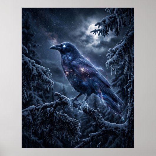 Shadow Crow Midnight Frost Canvas Poster (Voorkant)