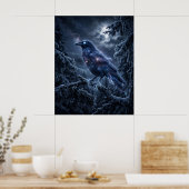Shadow Crow Midnight Frost Canvas Poster (Keuken)