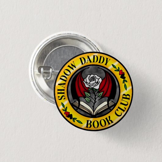 Shadow Daddy boekenclub badge Ronde Button 3,2 Cm (Voorkant /achterkant)