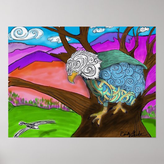 Shadow die Jackie volgt Poster (Voorkant)