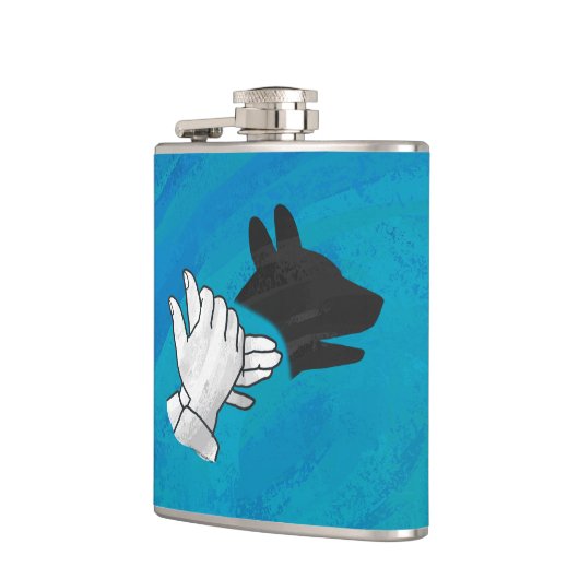 Shadow Dog op Blue Heupfles (Links)