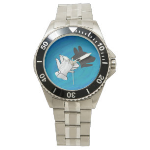 Shadow Dog op Blue Horloge