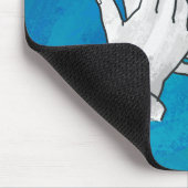 Shadow Dog op Blue Muismat (Hoek)