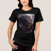 Shadow Dragon in Twilight Forest Tri-Blend Shirt (Voorkant)