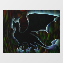 Shadow Dragon Raamsticker