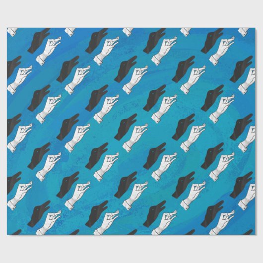 Shadow Duck op Blue Cadeaupapier (Vlak)