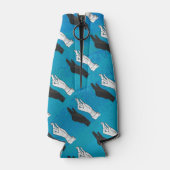 Shadow Duck op Blue Flesjeskoeler (Achterkant)