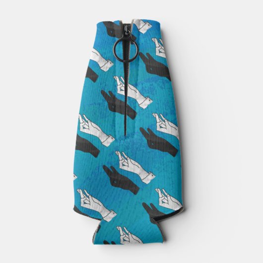 Shadow Duck op Blue Flesjeskoeler (Achterkant)