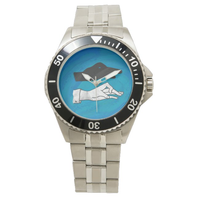 Shadow Duck op Blue Horloge (Voorkant)