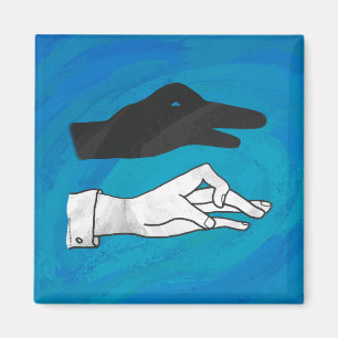 Shadow Duck op Blue Magneet