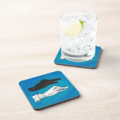 Shadow Duck op Blue Onderzetter (Rechterzijde)