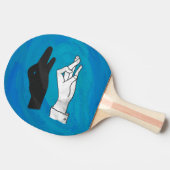 Shadow Duck op Blue Tafeltennisbatje (Zijkant)