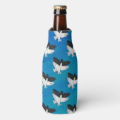 Shadow Eagle op Blue Flesjeskoeler (Fles Voorkant)