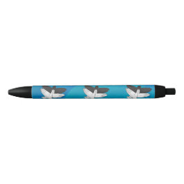 Shadow Eagle op Blue Zwarte Inkt Pen