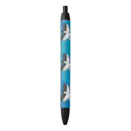 Shadow Eagle op Blue Zwarte Inkt Pen