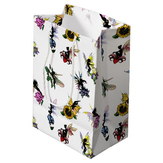 Shadow Fairies Medium Cadeauzakje (Achterkant Gekanteld)