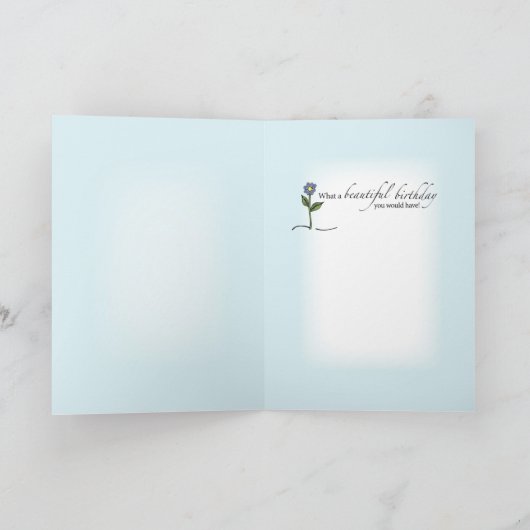 Shadow Fairy Verjaardag Kaart (Binnen)