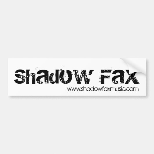 Shadow Fax Bumpersticker (Voorkant)