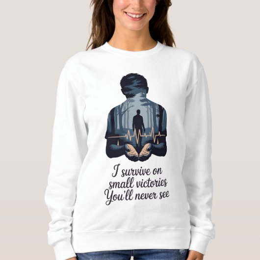 Shadow Forest Aesthetic Sweatshirt (Voorkant)