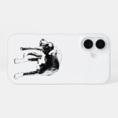 Shadow Gate Guardian iPhone 16 Hoesje (Achterkant horizontaal)