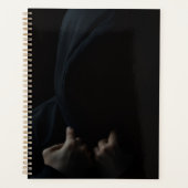 Shadow Gaze Hoodie – Dark Halloween Style Planner (Voorkant)