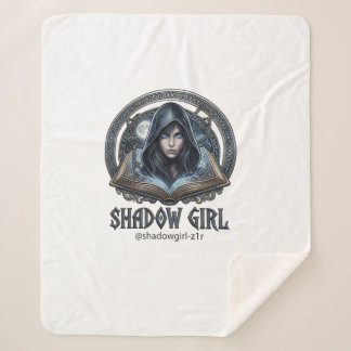 shadow girl sherpa deken