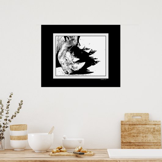 Shadow Horn Poster (Keuken)