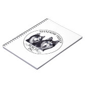 Shadow Husky Rescue Logo Notitieboek (Linkerzijde)