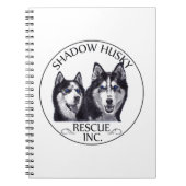 Shadow Husky Rescue Logo Notitieboek (Voorkant)