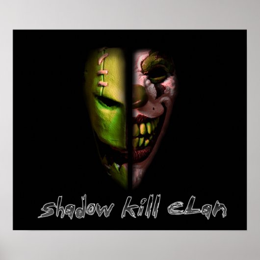 Shadow Kill Clan Poster van het Masker (Voorkant)