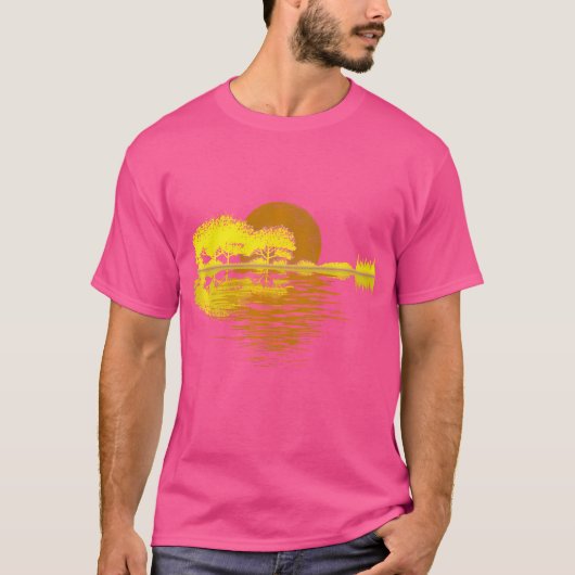 Shadow Lake Guitar Shirt - Moon Trees Acoustic Gui (Voorkant)
